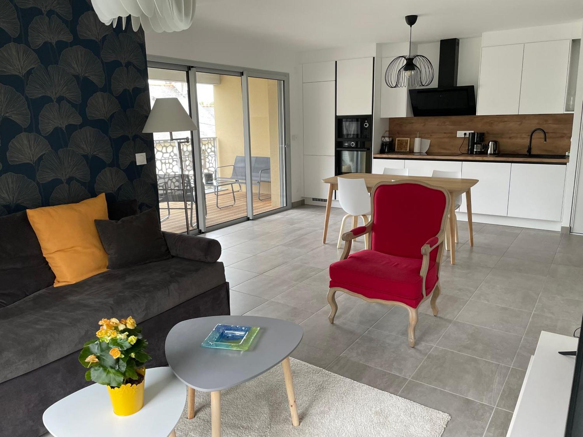 Cosy 3 Pieces Port De Guirec Appartement